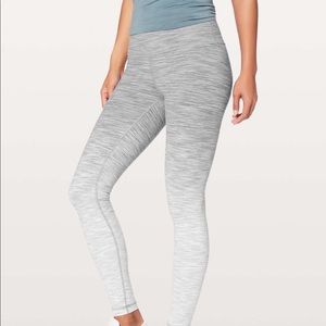 Lululemon Wunder Under (Ombré Melange) size 6